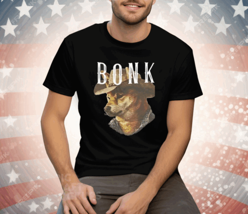 Bonk Cowboy Dog Tee Shirt