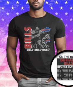 Buffalo Bills Schedule 2024 T-Shirt