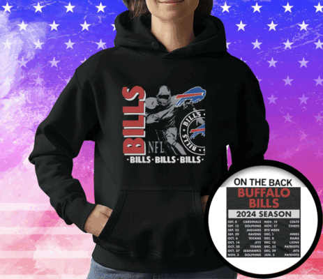 Buffalo Bills Schedule 2024 T-Shirt