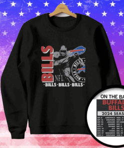 Buffalo Bills Schedule 2024 T-Shirt