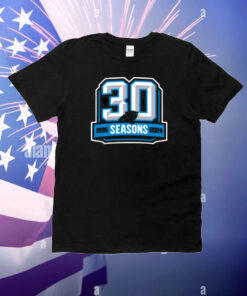 Carolina Panthers 30Th Anniversary Logo T-Shirt