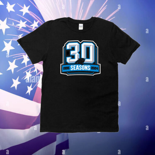 Carolina Panthers 30Th Anniversary Logo T-Shirt