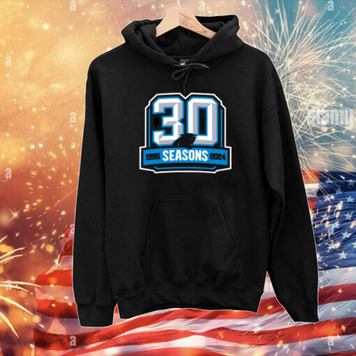 Carolina Panthers 30Th Anniversary Logo T-Shirt