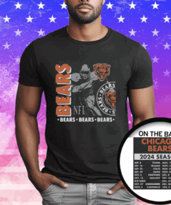 Chicago Bears Schedule 2024 T-Shirt