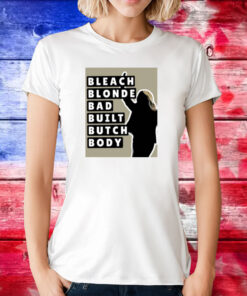 Chris Evans Marjorie Taylor Bleach Blonde Bad Built Butch Body TShirt