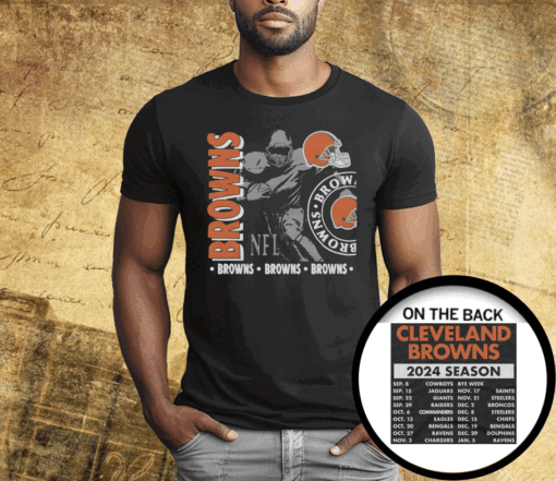 Cleveland Browns Schedule 2024 HoodieShirt