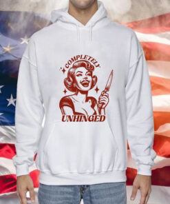 Completely Unhinged Retro Unhinged Girl Hoodie