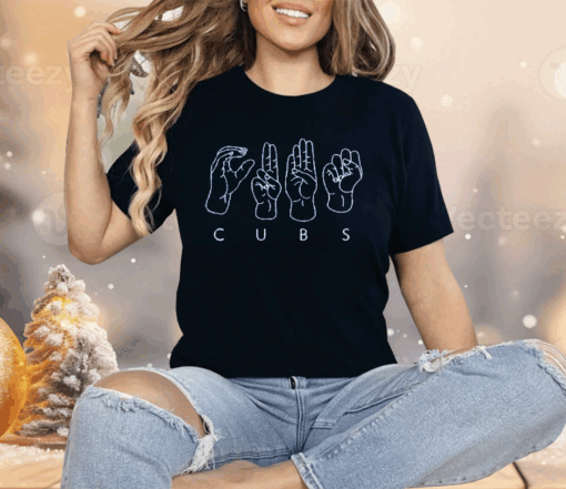 Cubs Deaf Inclusive Night Shirt Giveaway 2024 Shirt