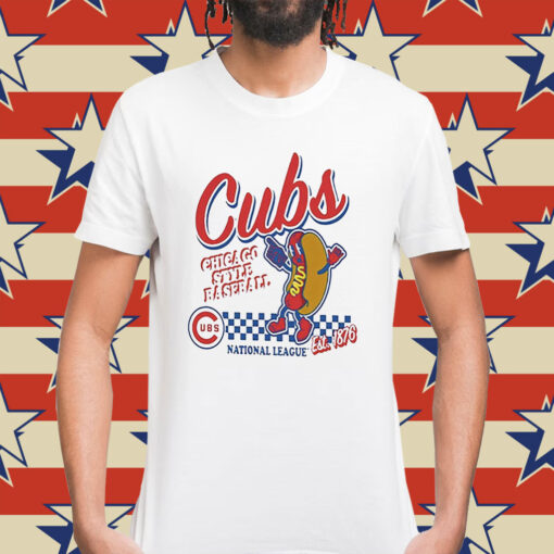 Cubs Mitchell And Ness Cooperstown Collection Food Concessions Shirt