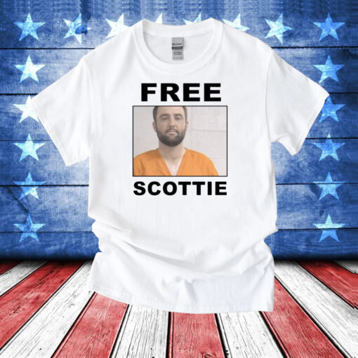 Free Scottie Scheffler Mugshot T-Shirts