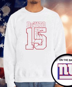 Giants-Tommy DeVito No 15 T-Shirt