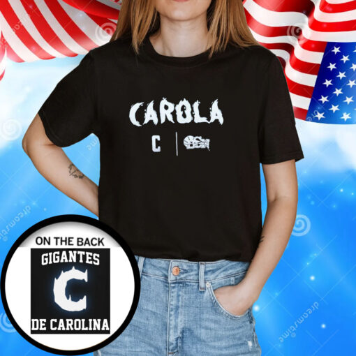 Gigantes de Carolina Black Night Tee Shirt