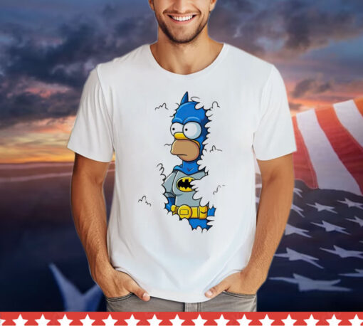 Hedgeman Homer Simpson x Batman T-Shirt