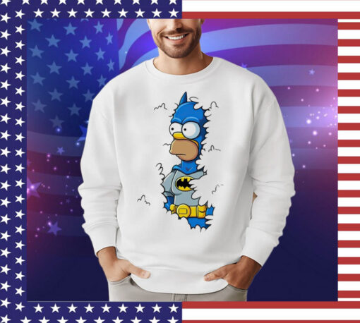 Hedgeman Homer Simpson x Batman T-Shirt