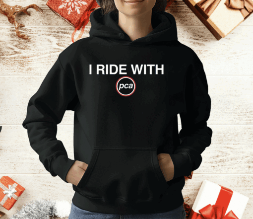 I Ride With PCA Ladies Boyfriend T-Shirt