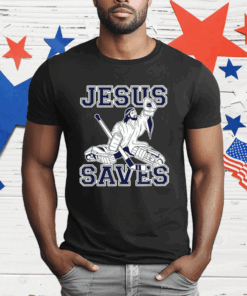 Jesus Saves Hockey T-Shirt