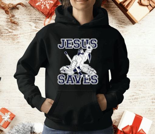 Jesus Saves Hockey T-Shirt