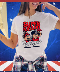 Josh and Bo Naylor Super Naylor Bros Cleveland Guardians T-Shirt