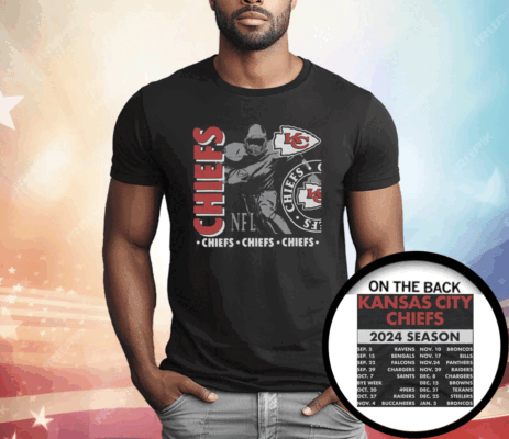 Kansas City Chiefs Schedule 2024 T-Shirt