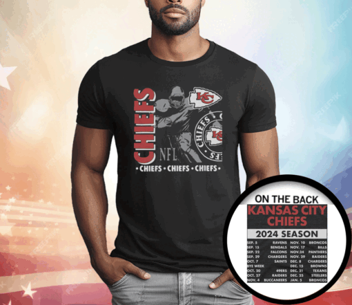 Kansas City Chiefs Schedule 2024 T-Shirt