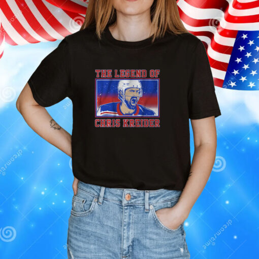 Legend of Chris Kreider New York TShirts