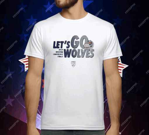 Let’s Go Wolves 2024 Western Conference Finals T-Shirt