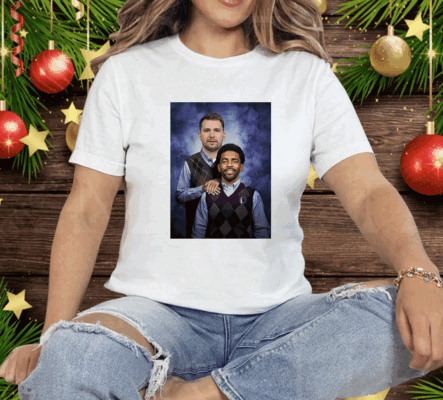 Luka Doncic Kyrie Irving Step Brothers Ladies Boyfriend Tee Shirt