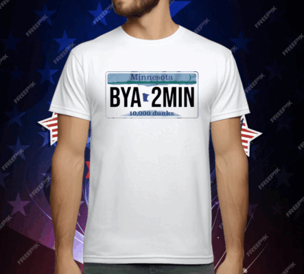 MINNESOTA BYA2MIN LICENSE PLATE T-Shirt