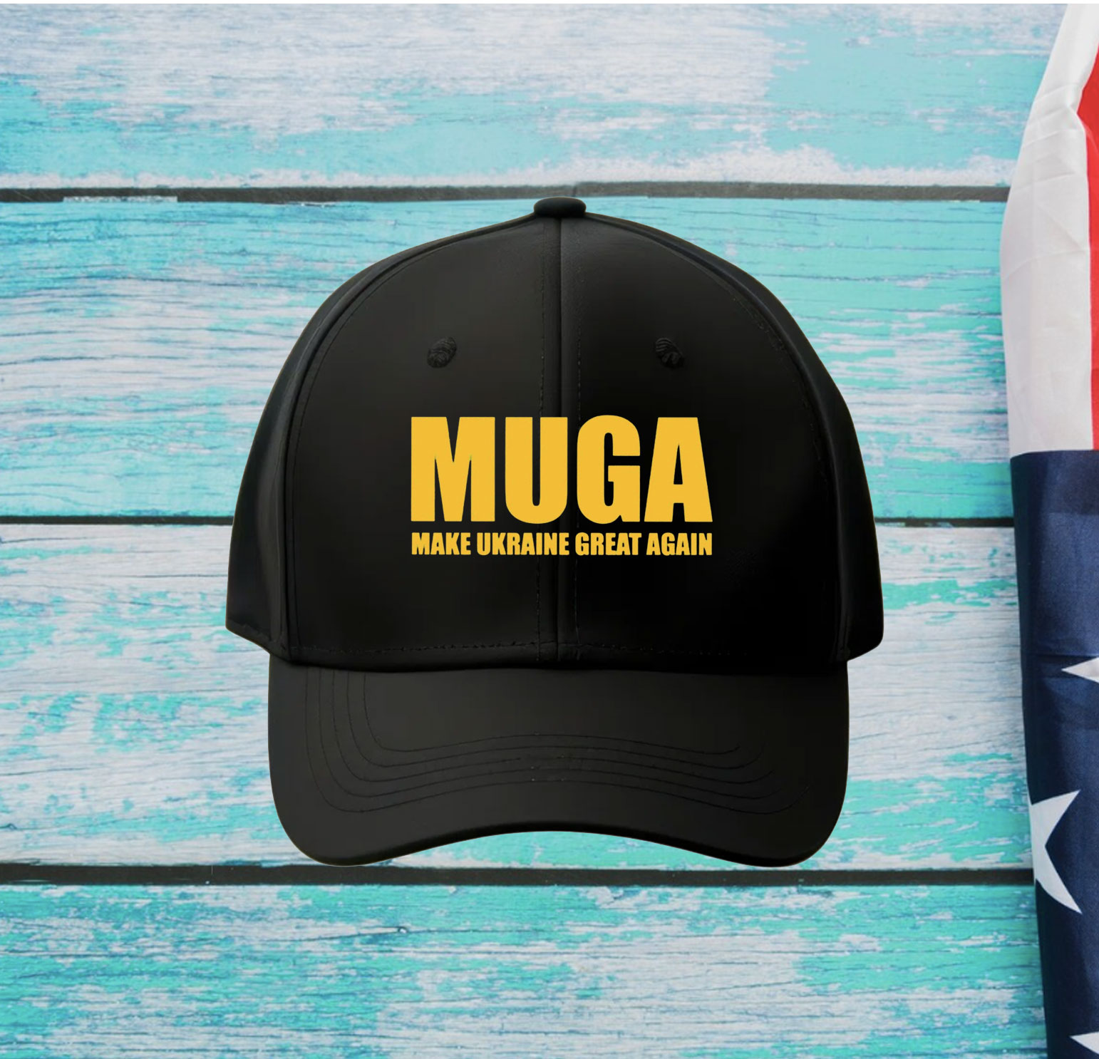 MUGA Make Ukraine Great Again Logo Cap