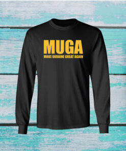 MUGA Make Ukraine Great Again Logo Longsleeve Shirt