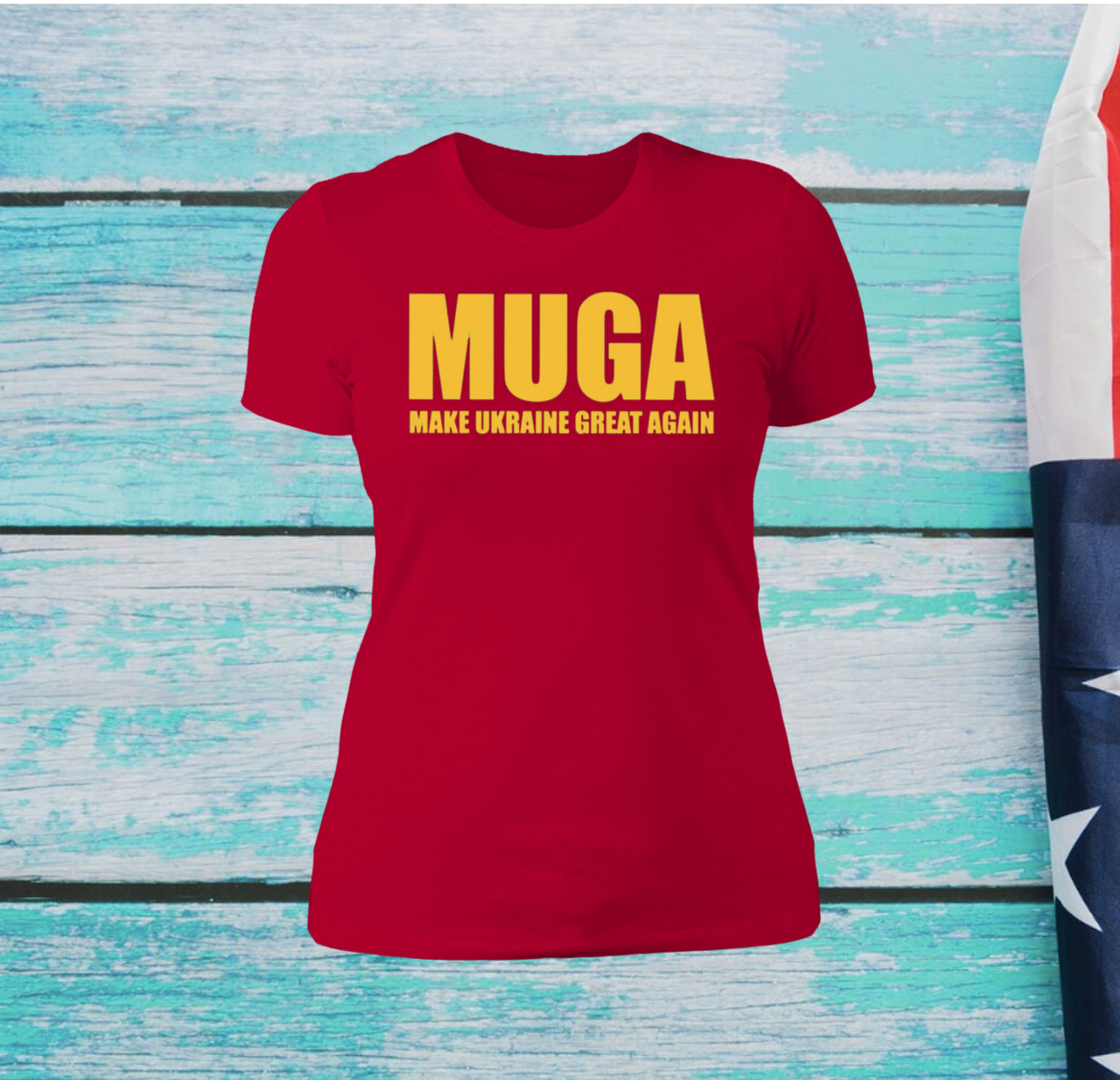 MUGA Make Ukraine Great Again Logo Women  Shirt