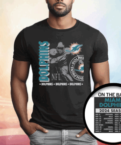 Miami Dolphins Schedule 2024 T-Shirt