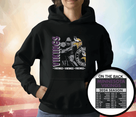 Minnesota Vikings Schedule 2024 T-Shirt