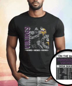 Minnesota Vikings Schedule 2024 T-Shirt