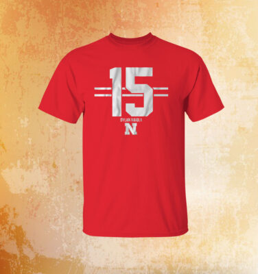 NEBRASKA FOOTBALL DYLAN RAIOLA NAME NUMBER T-Shirt