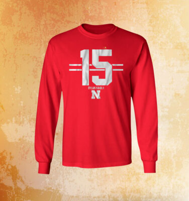 NEBRASKA FOOTBALL DYLAN RAIOLA NAME NUMBER T-Shirt