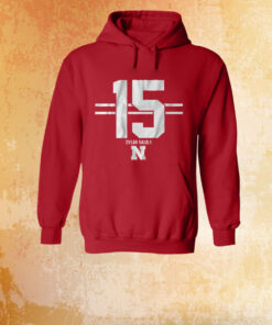 NEBRASKA FOOTBALL DYLAN RAIOLA NAME NUMBER Hoodie Shirt