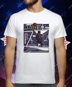 Naz Reid Minnesota Timberwolves Comic Book Style Ladies Boyfriend T-Shirt