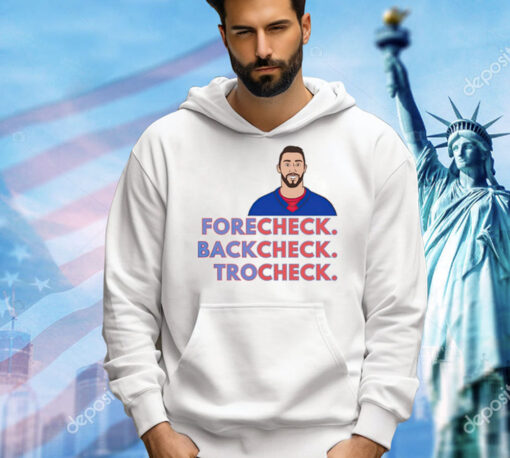 New York Rangers forecheck backcheck trocheck T-Shirt