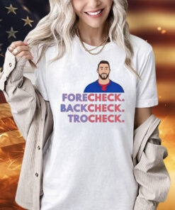 New York Rangers forecheck backcheck trocheck T-Shirt