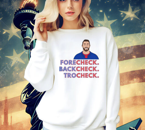 New York Rangers forecheck backcheck trocheck T-Shirt