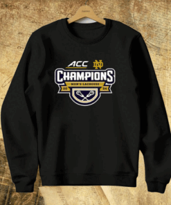 Notre Dame Fighting Irish 2024 Ncaa Men’s Lacrosse National Champions Trophy T-Shirt