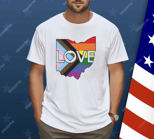 Ohio Love Progress Pride Shirt