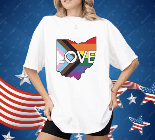 Ohio Love Progress Pride Shirt