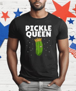 Pickle Queen Funny Cucumber Pickle Girl T-Shirt