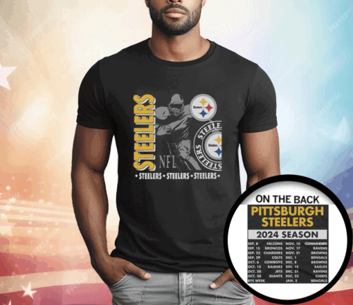 Pittsburgh Steelers Schedule 2024 T-Shirt