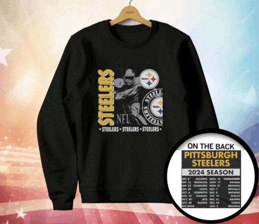 Pittsburgh Steelers Schedule 2024 T-Shirt