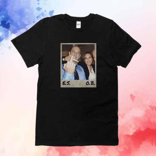 Retro Elliot Stabler And Olivia Benson Shirts