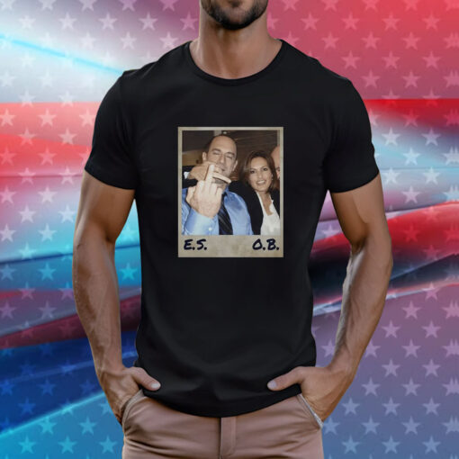 Retro Elliot Stabler And Olivia Benson Shirt