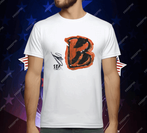 Rookies Paint Cincinnati Bengals by Jermaine Burton T-Shirt